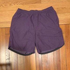 Men's Purple Athletic Shorts - Lightweight Performance